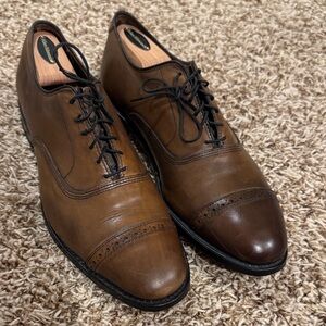 Allen Edmonds Brown Cap-Toe Oxfords